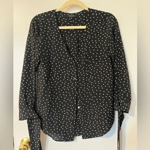 Madewell star print blouse